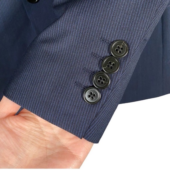 Theory Chambers Blazer Men’s Baltic Atlantic Millennium Stripe 100% Wool - Picture 6 of 8